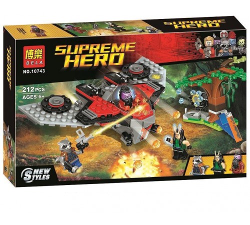 BELA РД02.131 Конструктор "Supreme Hero" Нападение Тазерфейса (212 дет.) bela РД02.131 Конструктор "supreme hero" Нападение Тазерфейса (212 дет.)