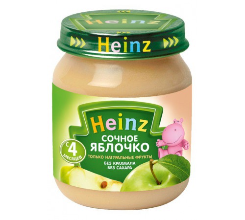 Heinz Пюре Сочное яблочко 120г Детское питание в Молдове heinz Пюре Сочное яблочко 120г