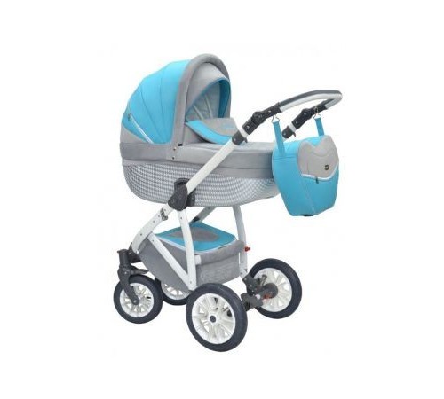 Детские коляски в Молдове Wiejar Коляска 2в1 Twist GD 06 серо-голубая Детские коляски в Молдове wiejar Коляска 2в1 twist gd 06 серо-голубая