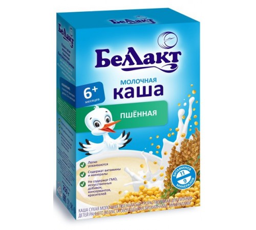 Беллакт Каша молочная пшенная (6m+) 200 гр. Беллакт Каша молочная пшенная (6m+) 200 гр.