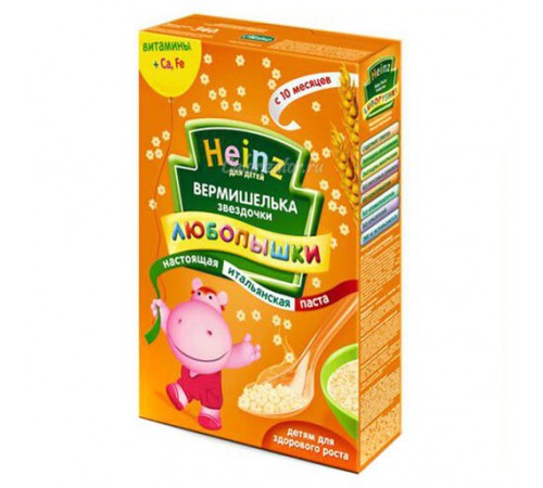 Детское питание в Молдове Heinz Любопышки Вермишелька звездочки heinz Любопышки Вермишелька звездочки