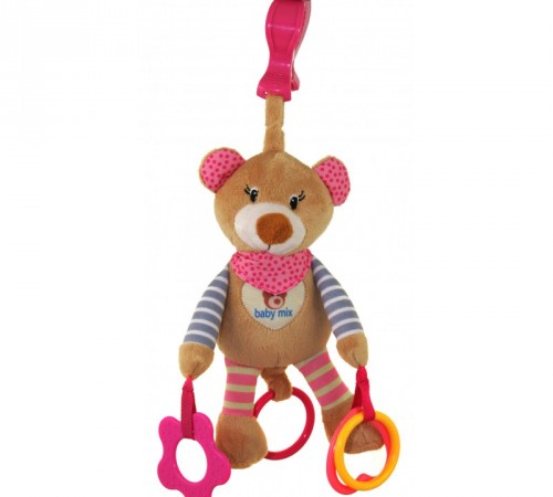 Детский магазин в Кишиневе в Молдове Baby Mix STK-16300P Игрушка для путешествия "Мишка" розовый baby mix stk-16300p Игрушка для путешествия "Мишка" розовый