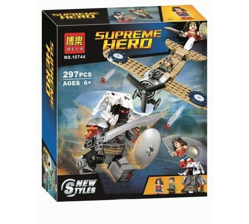 BELA РД02.130 Конструктор "Supreme Hero" Битва Чудо-женщины (297 дет.) bela РД02.130 Конструктор "supreme hero" Битва Чудо-женщины (297 дет.)