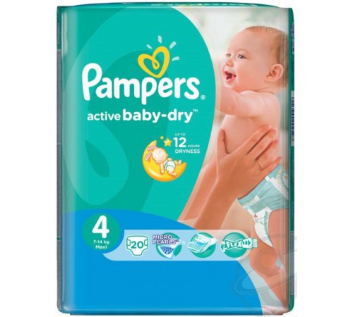 Pampers Active Baby Maxi 4 (7-14 кг.) 20 шт. pampers active baby maxi 4 (7-14 кг.) 20 шт.