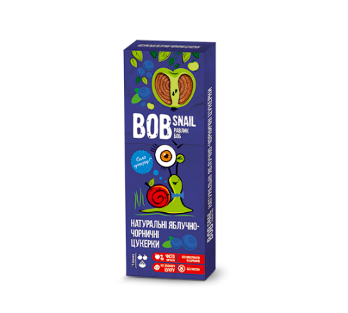 Детское питание в Молдове Натуральные конфеты яблочно-черничные BOB SNAIL 30 г Детское питание в Молдове Натуральные конфеты яблочно-черничные bob snail 30 г