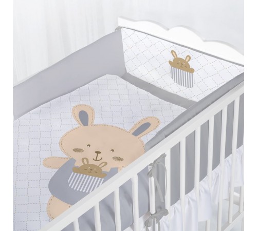 Klups K068 Постельное белье Funny Bunny (3 ед.) klups k068 Постельное белье funny bunny (3 ед.)