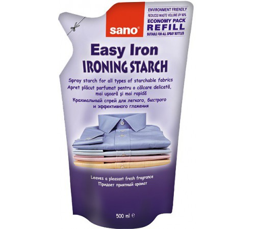Sano Ironing Starch Средство (запаска) для глажки (500 мл) 990672 sano ironing starch Средство (запаска) для глажки (500 мл) 990672