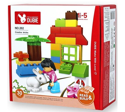 Dubie РД02.197 Конструктор "Creative bricks" (30 ед.) dubie РД02.197 Конструктор "creative bricks" (30 ед.)