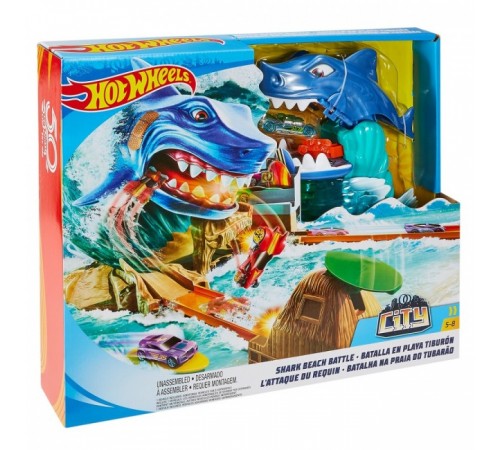 Hot Wheels FNB21 Игровой набор "Побег от акулы" Детский магазин в Кишиневе в Молдове hot wheels fnb21 Игровой набор "Побег от акулы"