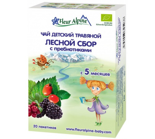 Детское питание в Молдове Fleur Alpine Детский чай "Лесной сбор с пребиотиками " 30 gr. (5+) fleur alpine Детский чай "Лесной сбор с пребиотиками " 30 gr. (5+)