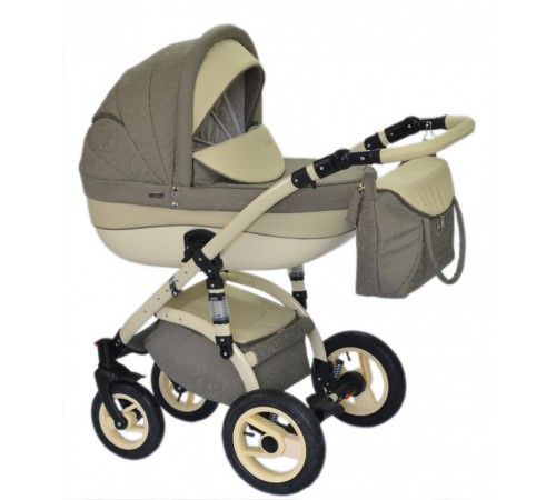 Wiejar Коляска 2в1 Evado 12 Eco-кожа, цвет хаки Детские коляски в Молдове wiejar Коляска 2в1 evado 12 eco-кожа, цвет хаки