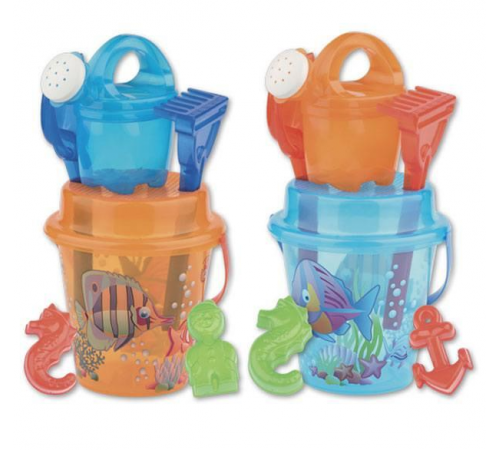 Androni 1335-0002 Набор для песка Crazy Fish прозрачный androni 1335-0002 Набор для песка crazy fish прозрачный