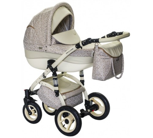 Детские коляски в Молдове Wiejar Коляска 2в1 Evado 15 Eco-кожа бежевая wiejar Коляска 2в1 evado 15 eco-кожа бежевая