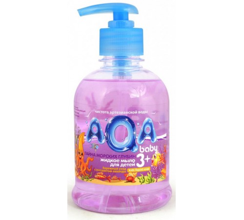 80.20 Aqa Baby Жидкое мыло для детей 3+ "Тайна морских глубин" (300 мл.) 80.20 aqa baby Жидкое мыло для детей 3+ "Тайна морских глубин" (300 мл.)
