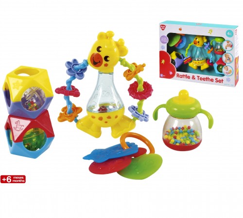 Игрушки в Молдове Color Baby 42453 Набор погремушек PlayGo color baby 42453 Набор погремушек playgo
