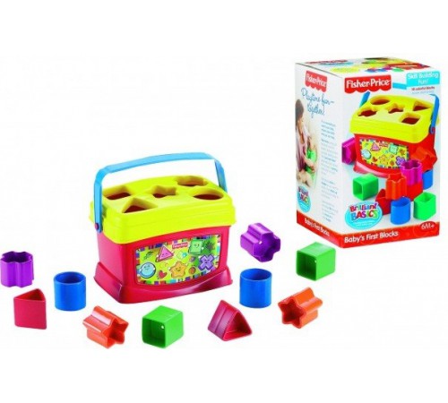 Игрушки в Молдове Fisher-Price K7167 Ведёрко с кубиками fisher-price k7167 Ведёрко с кубиками