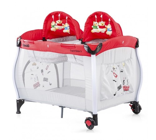 Chipolino Манеж-кровать TwinStars TS152RE красная chipolino Манеж-кровать twinstars ts152re красная