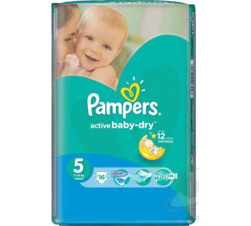 Pampers Active Baby Junior 5 (11-18 кг.) 16 шт. pampers active baby junior 5 (11-18 кг.) 16 шт.