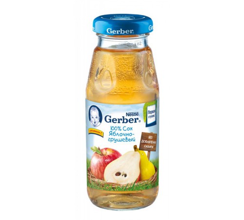 Детское питание в Молдове Gerber сок яблочно-грушевый 175мл.(5+) Детское питание в Молдове gerber сок яблочно-грушевый 175мл.(5+)