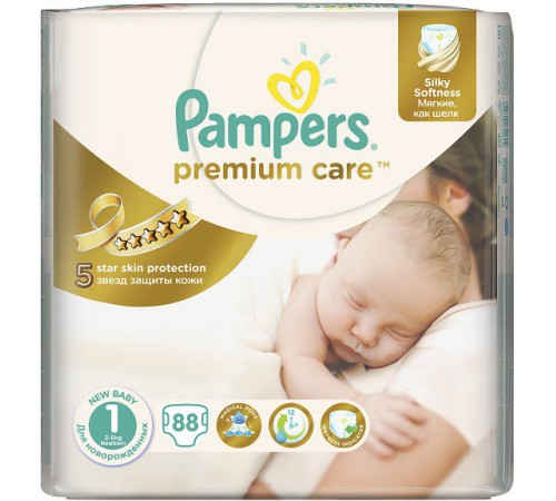Pampers Premium Care 1 (2-5 кг.) 88 шт. pampers premium care 1 (2-5 кг.) 88 шт.