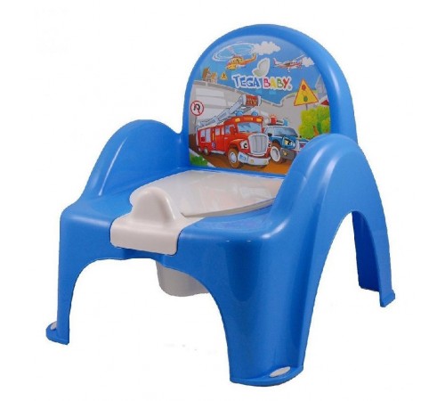 Tega Baby Горшок-кресло Машинки CS-007-120 голубой tega baby Горшок-кресло Машинки cs-007-120 голубой