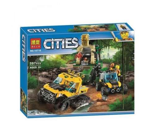 BELA РД02.148 Конструктор "Cities" Исследование джунглей (397 дет.) Детский магазин в Кишиневе в Молдове bela РД02.148 Конструктор "cities" Исследование джунглей (397 дет.)