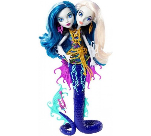 Monster High DHB47 Кукла "Близняшки-змеючки" м/ф "Большой кошмарный риф" monster high dhb47 Кукла "Близняшки-змеючки" м/ф "Большой кошмарный риф"