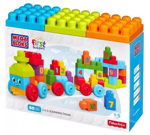 Mega Bloks DKX60 Конструктор "Поезд с цифрами" Игрушки в Молдове mega bloks dkx60 Конструктор "Поезд с цифрами"