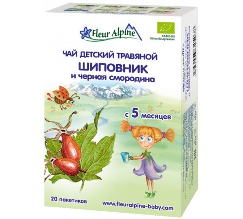 Детское питание в Молдове Fleur Alpine Детский чай "Шиповник и черная смородина" 30 gr. (5+) Детское питание в Молдове fleur alpine Детский чай "Шиповник и черная смородина" 30 gr. (5+)