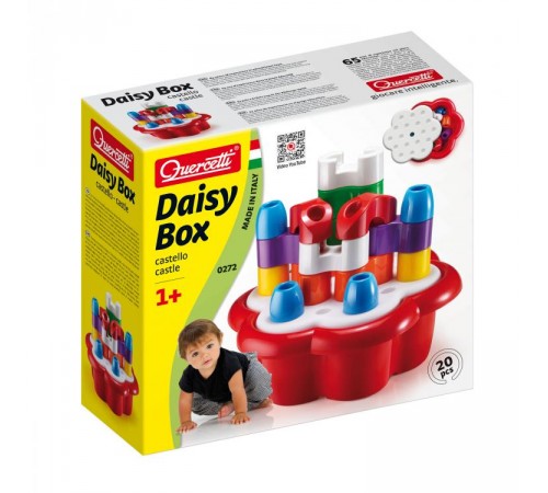 Quercetti 0272 FANTACOLOR Daisy Basket castle - box quercetti 0272 fantacolor daisy basket castle - box