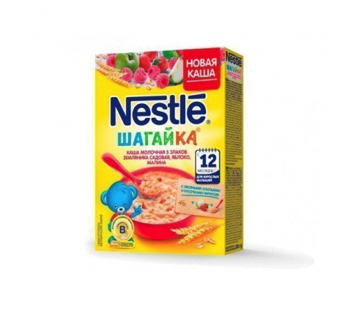 Детское питание в Молдове Nestle молочная ШАГ 5 злаков земляника-малина-яблоко 9*220 гр Детское питание в Молдове nestle молочная ШАГ 5 злаков земляника-малина-яблоко 9*220 гр