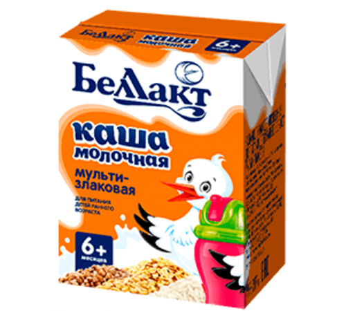 Беллакт Каша молочная стерилизованная мультизлаковая (6m+) 207 гр. Беллакт Каша молочная стерилизованная мультизлаковая (6m+) 207 гр.