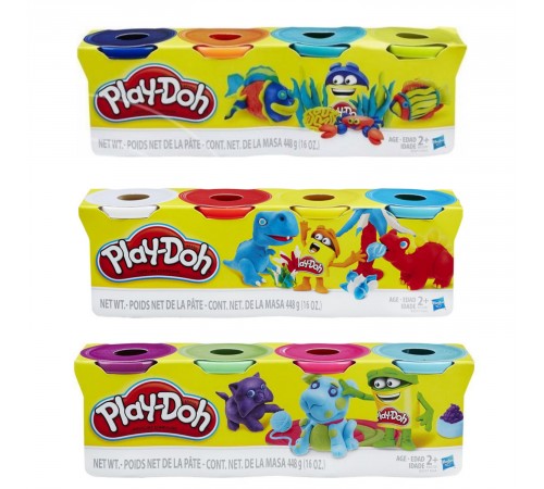 Детский магазин в Кишиневе в Молдове Play-Doh B5517 Набор Из 4 Баночек (В Ассорт.) play-doh b5517 Набор Из 4 Баночек (В Ассорт.)