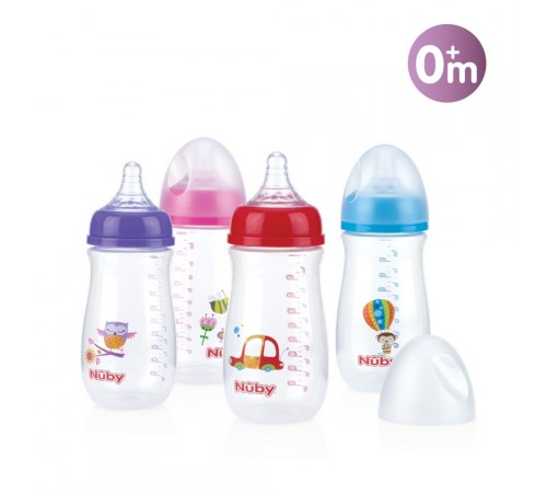 Nuby ID1242 Бутылочка WN антиколик медленный поток 270мл Детское питание в Молдове nuby id1242 Бутылочка wn антиколик медленный поток 270мл
