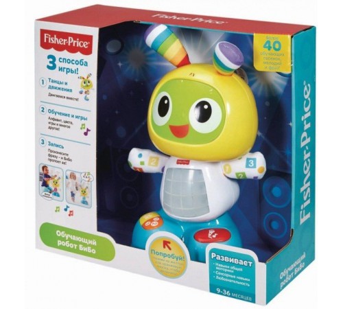 Fisher-Price DJX26 Обучающий интерактивный "Робот Бибо" (рус.) Детский магазин в Кишиневе в Молдове fisher-price djx26 Обучающий интерактивный "Робот Бибо" (рус.)