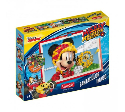 Quercetti 0978 Мозаика FANTACOLOR Mickey Детский магазин в Кишиневе в Молдове quercetti 0978 Мозаика fantacolor mickey
