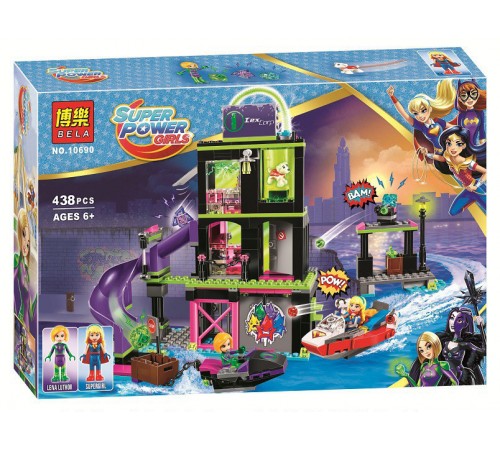 BELA РД02.141 Конструктор "Super Power Girls" Фабрика криптомитов Лены Лютор (438 дет.) bela РД02.141 Конструктор "super power girls" Фабрика криптомитов Лены Лютор (438 дет.)