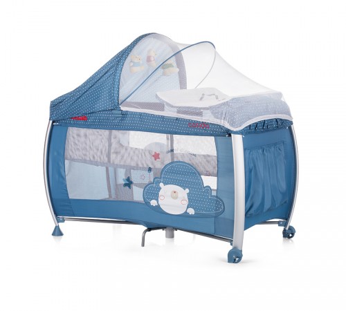 Chipolino Кровать-манеж Casida KOSICA161BL голубой chipolino Кровать-манеж casida kosica161bl голубой