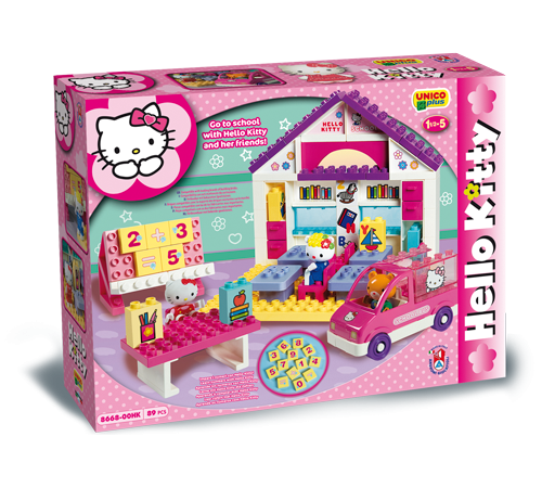 Androni Giocattoli 8668-00HK Конструктор Школа "Hello Kitty" androni giocattoli 8668-00hk Конструктор Школа "hello kitty"
