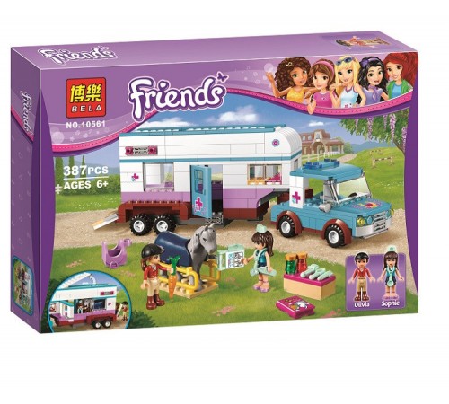 BELA РД02.182 Конструктор "Friend" Ветеринарная машина для лошадок (387 дет.) bela РД02.182 Конструктор "friend" Ветеринарная машина для лошадок (387 дет.)