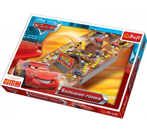 Trefl 00866 Настольная игра "Тачки" Большие гонки trefl 00866 Настольная игра "Тачки" Большие гонки