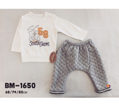 Одежда для малышей в Молдове Twetoon baby BM-1650 Комплект 2 ед в ассортименте twetoon baby bm-1650 Комплект 2 ед в ассортименте