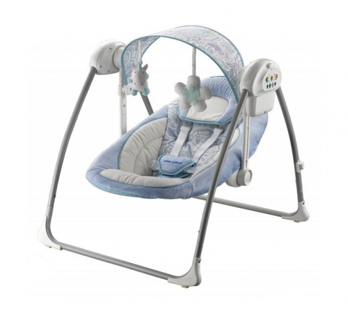 Baby Mix UR-BY012S BLUE Качели с музыкой и вибрацией синий baby mix ur-by012s blue Качели с музыкой и вибрацией синий