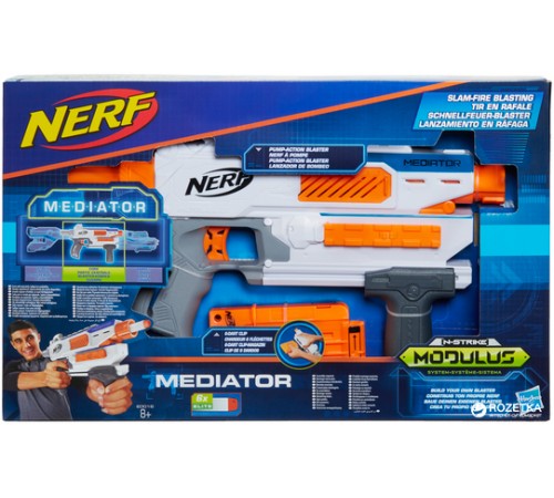 Nerf E0016 Бластер Modulus Mediator Детский магазин в Кишиневе в Молдове nerf e0016 Бластер modulus mediator