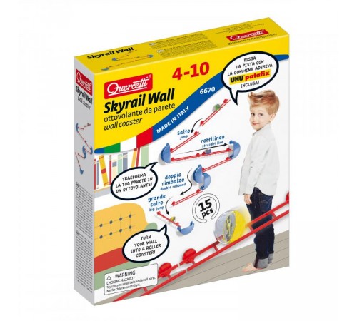 Детский магазин в Кишиневе в Молдове Quercetti 6670 Трэк Skyrail XL Wall quercetti 6670 Трэк skyrail xl wall