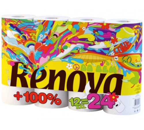 Renova Бумага гигиеническая Green XXL (12) 8010436 renova Бумага гигиеническая green xxl (12) 8010436