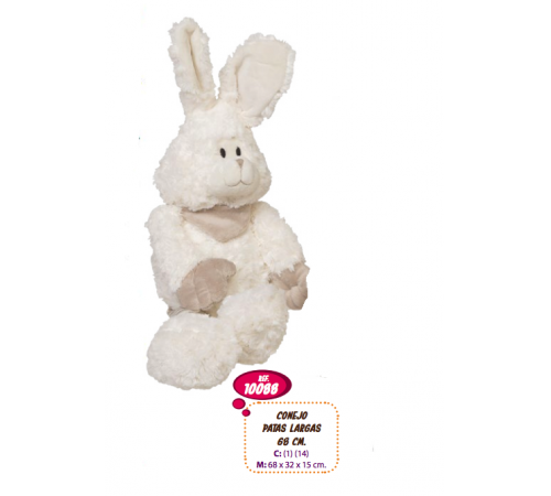 Artesania Beatriz 10088 Мягкая игрушка Кролик 68 см artesania beatriz 10088 Мягкая игрушка Кролик 68 см
