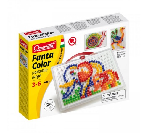 Quercetti 0952 Мозаика FANTACOLOR 270шт quercetti 0952 Мозаика fantacolor 270шт
