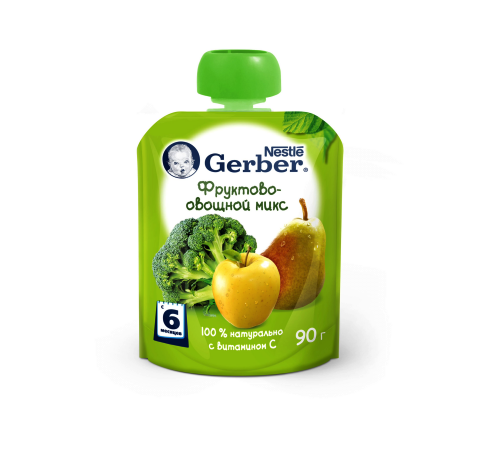 Детское питание в Молдове Gerber пюре Фруктово-овощной микс 90 гр Детское питание в Молдове gerber пюре Фруктово-овощной микс 90 гр