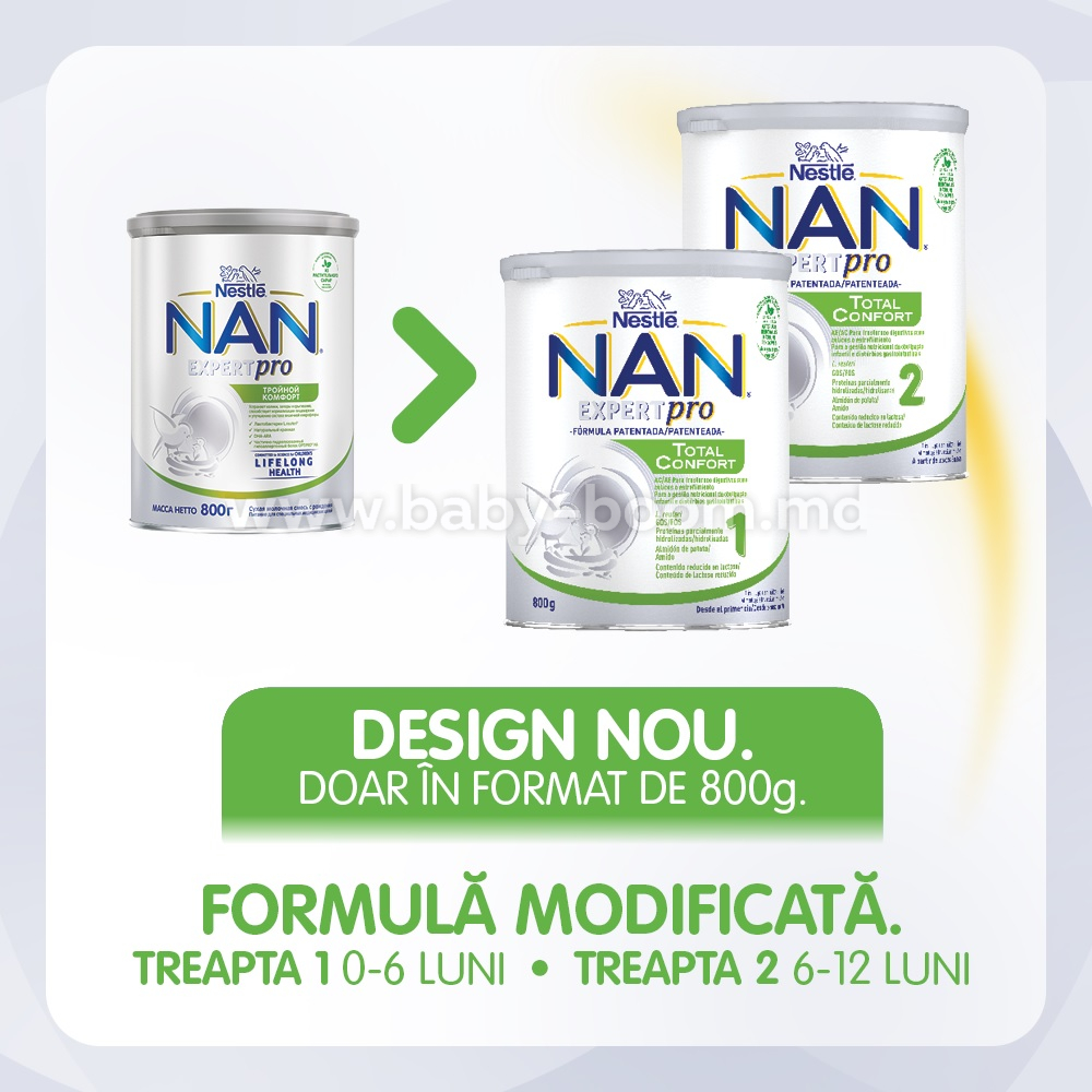 Nan Expert Pro Confort Total 1 800 ml - Nestle Nan